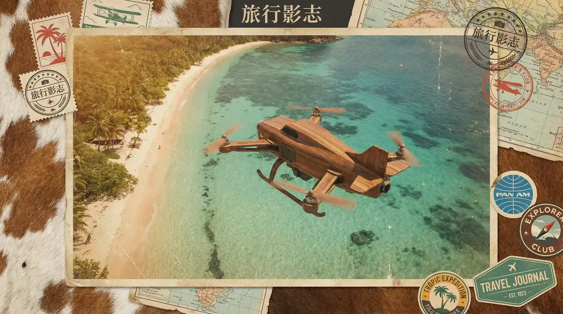 航拍无人机俯瞰海滩 - 黑料网 航拍设备